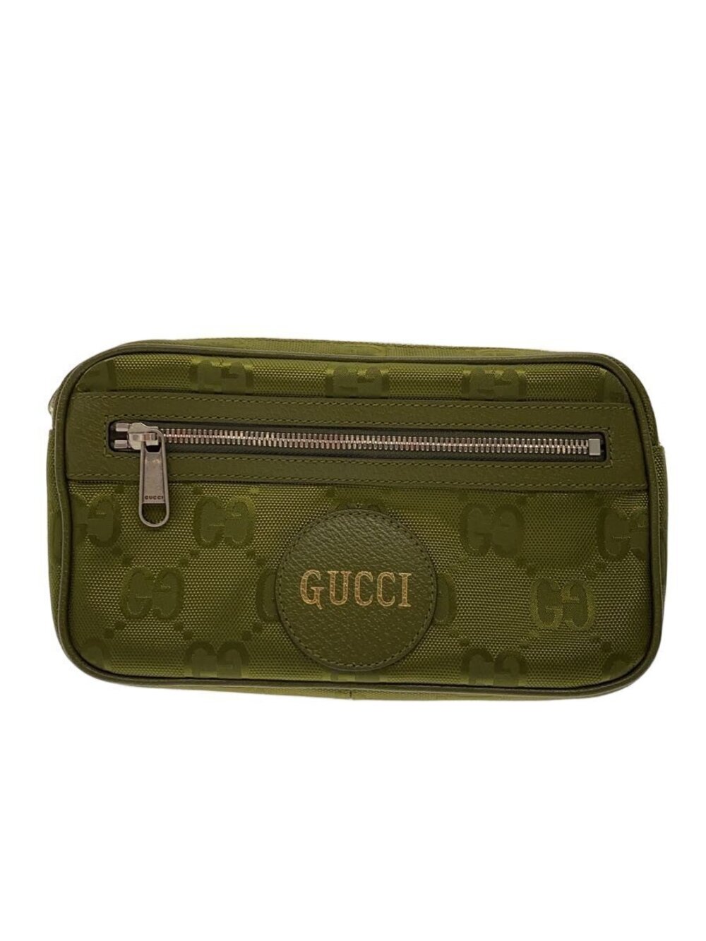 Gucci Shoulder Bag Khaki Green All over